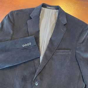 Calvin Klein Corduroy Blazer Mens Size 44L 2 Button Jacket